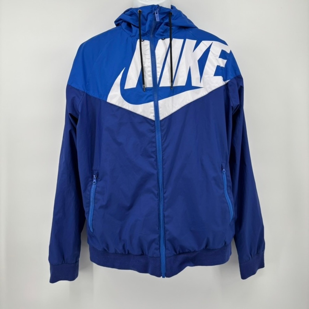 Vintage Nike Gx1 Windrunner Jacket Men's Sz L Blue White Activewear